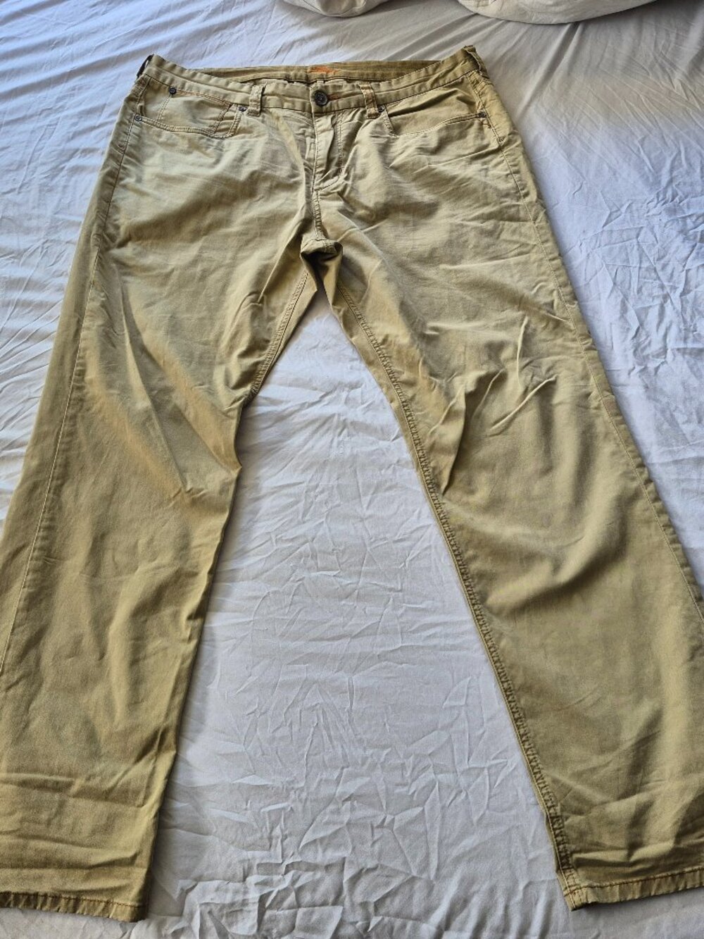 Tommy Bahama Khaki Chino Pants Men's 36x32 98% Cotton Stretch
